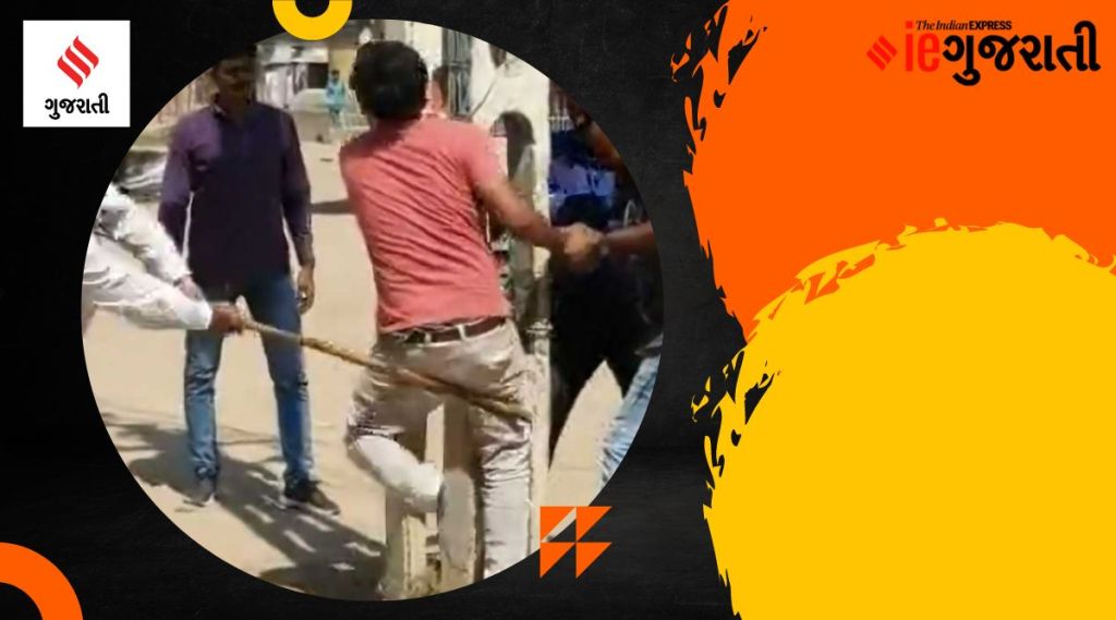 પોલીસ આરોપીને મારતો વીડિયો બતાવતા એન્કરે કહ્યું, આ છે ગુજરાત પોલીસના ‘દાંડિયા’, લોકોએ શું કરી પ્રતિક્રિયા?