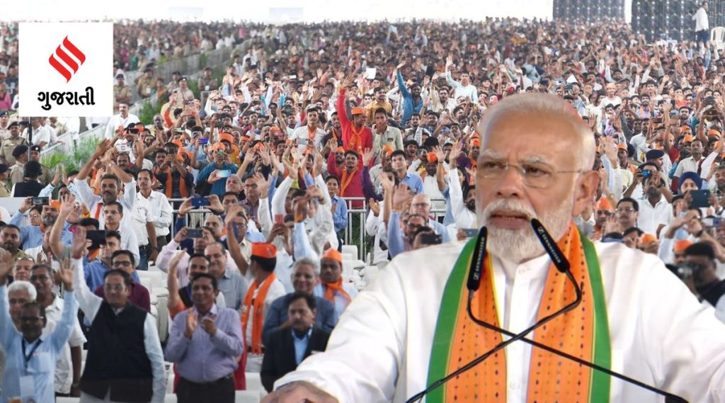 પીએમ મોદીએ ભરૂચના આમોદથી 8000 કરોડથી વધુના વિકાસકામોનું ખાતમુહૂર્ત કર્યું
