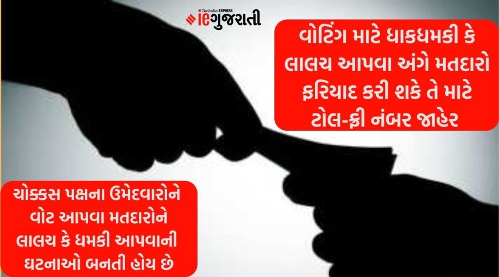 વોટિંગ માટે લાંચ આપે કે બળજબરી કરે તો ક્યાં ફરિયાદ કરવી? આ રહ્યો ટોલ-ફ્રી નંબર