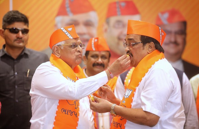 ભૂપેન્દ્ર પટેલ ફરી એકવાર ગુજરાતના મુખ્યમંત્રી તરીકે 12મી ડિસેમ્બરે શપથ લઇ પદગ્રહણ કરશે. (Express Photo by Nirmal Harindran)