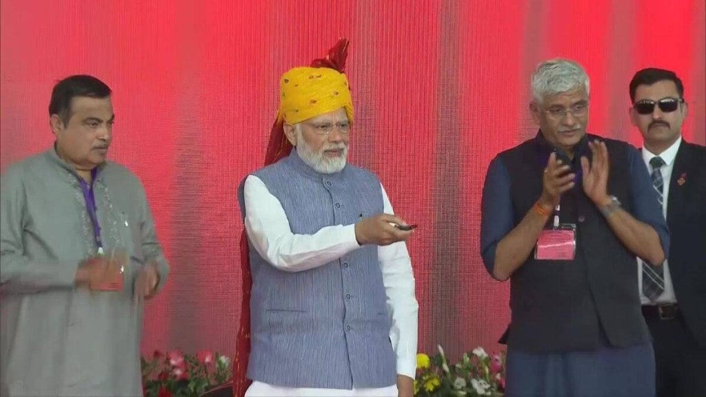 રાજસ્થાનના દૌસામાં પીએમ નરેન્દ્ર મોદીએ દેશને સમર્પિત કર્યો દિલ્હી-મુંબઈ એક્સપ્રેસ-વે નો પ્રથમ ફેઝ