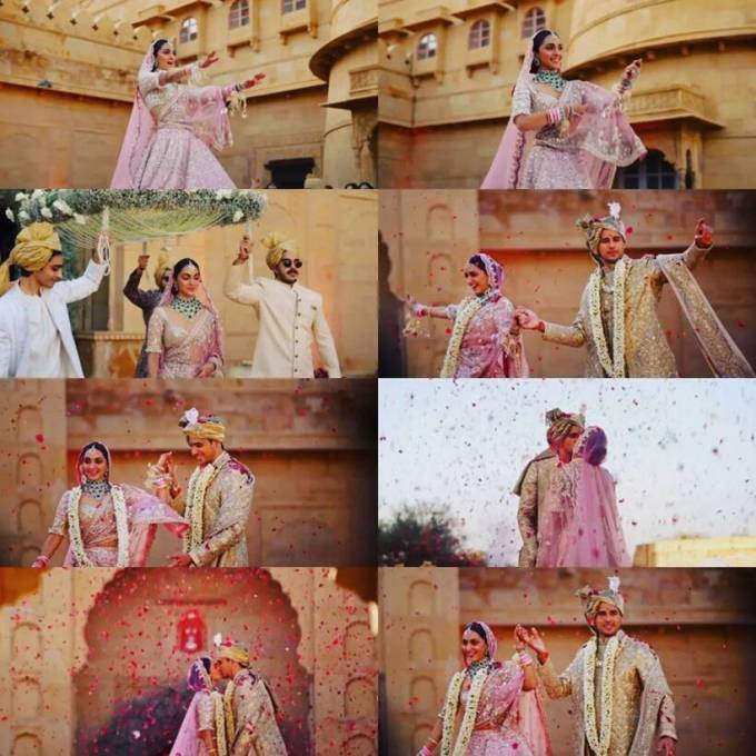 કિયારા અડવાણી અને સિદ્ધાર્થ મલ્હોત્રાએ તેમના લગ્નનો પહેલો વીડિયો શેર કર્યો છે. (Photo: Kiara Advani/Instagram)