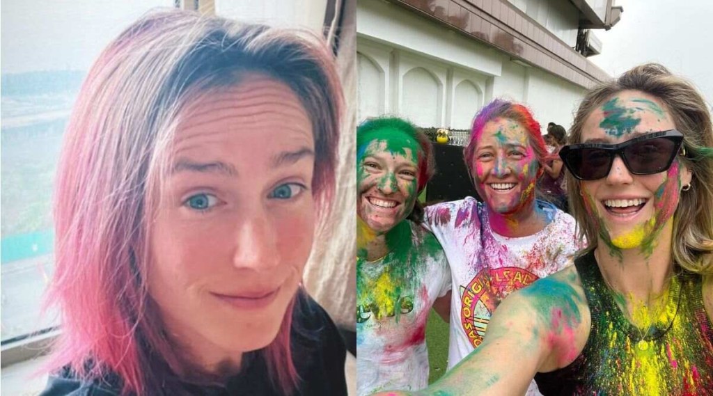 વુમેન્સ પ્રીમિયર લીગ : ઓસ્ટ્રેલિયાના ક્રિકેટરે ઘણા હોશથી ઉજવી ધૂળેટી, બે વખત ધોયા છતા ના ઉતર્યો વાળમાંથી રંગ, હવે સતાવી રહ્યો છે ડર