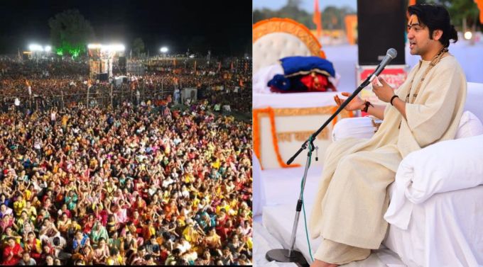 બાગેશ્વર બાબાનું સાચું નામ શું છે?<br>ધીરેન્દ્ર કૃષ્ણ ગર્ગ, બાગેશ્વર ધામ સરકાર/મહારાજ તરીકે વધુ જાણીતા, એક ભારતીય વાર્તાકાર છે. શાસ્ત્રી બાગેશ્વર ધામ સરકારના પીઠાધીશ છે, જે ભારતના મધ્ય પ્રદેશ રાજ્યના છતરપુર જિલ્લાના ગાહા ગામનું પ્રખ્યાત ધાર્મિક તીર્થસ્થાન છે.