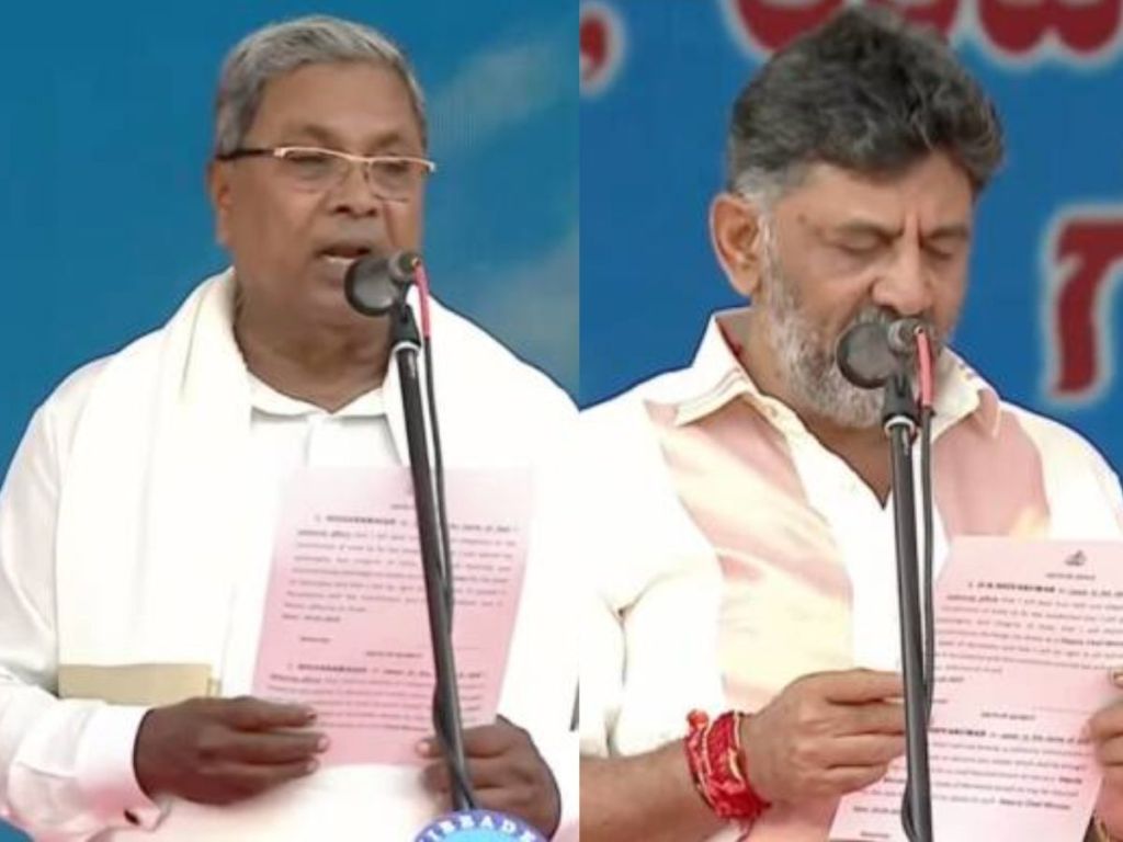 Karnataka Swearing Ceremony Live, કર્ણાટક શપથ ગ્રહણ  : સિદ્ધારમૈયા મુખ્યમંત્રી અને ડીકે શિવકુમાર નાયબ સીએમ બન્યા જાણો કોને-કોને મળ્યું મંત્રી પદ