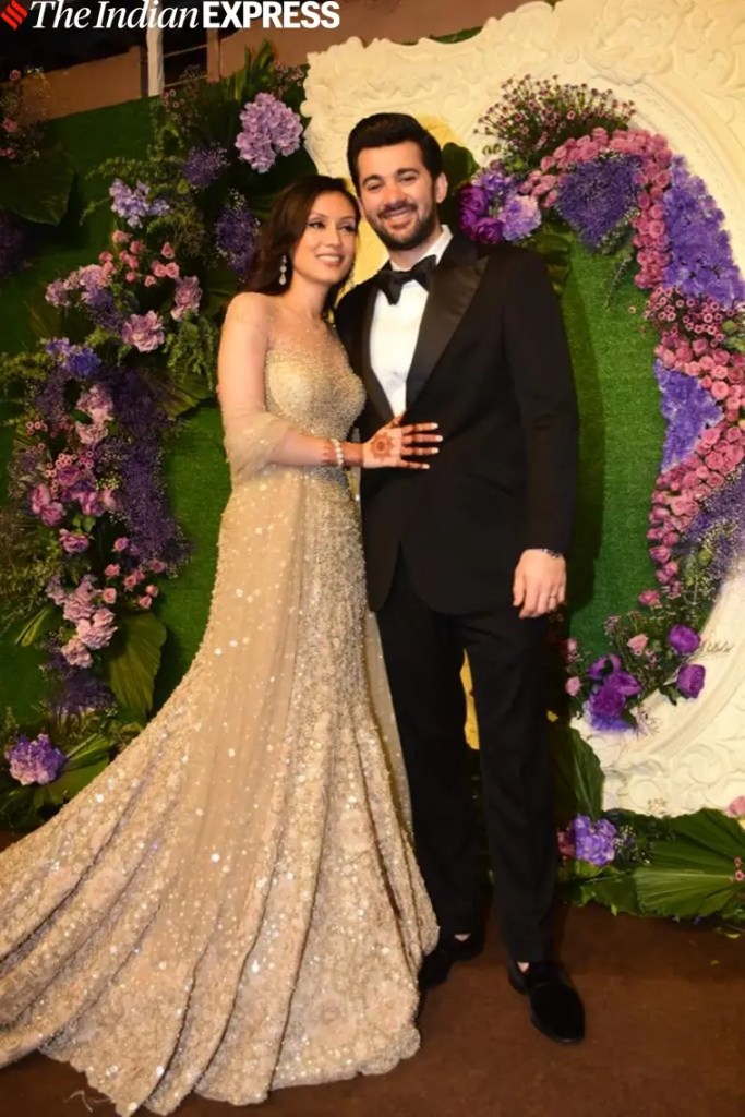Karan Deol and Drisha (Karan Deol and Drisha Wedding Reception Photo)