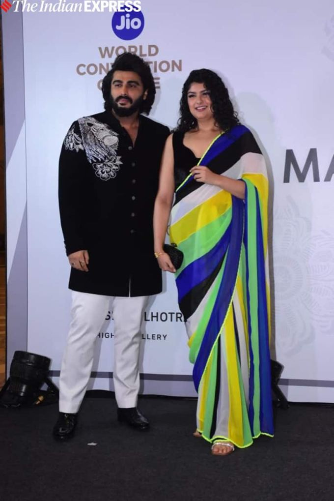 અર્જુન કપૂર અને અંશુલા કપૂર એકસાથે પહોંચ્યા હતા. (તસવીરઃ વરિન્દર ચાવલા)