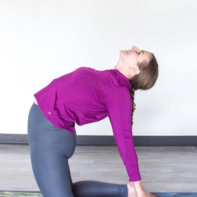 camel pose yoga