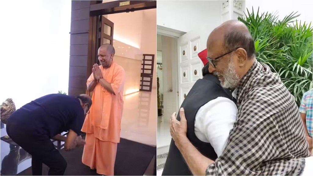 યોગી આદિત્યનાથને પગે લાગ્યા, અખિલેશ યાદવને ભેટ્યા, રજનીકાંતની ઉત્તર પ્રદેશની મુલાકાત કેમ છે ચર્ચામાં