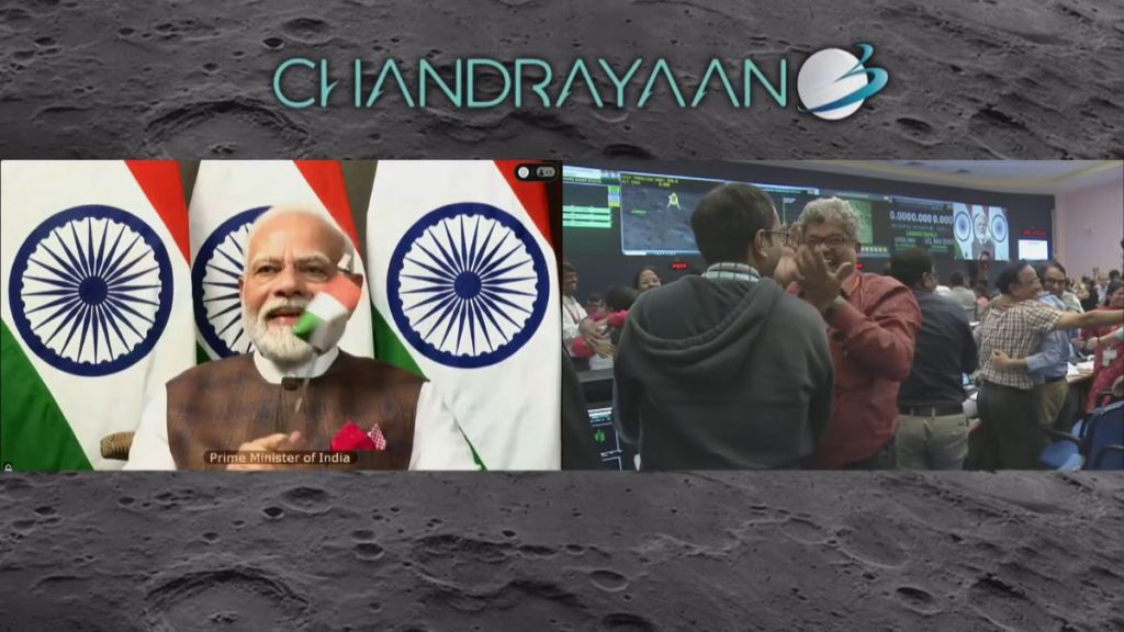 Chandrayaan 3 Landing live: ચંદ્રયાન 3ની સફળતા બાદ પીએમ નરેન્દ્ર મોદીએ અભિનંદન પાઠવ્યા; કહ્યું – ચાંદા મામા દૂર નહીં હવે ટુર છે