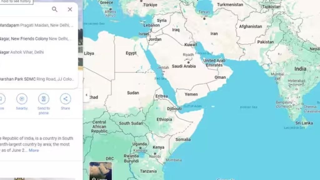 Google Maps : ગુગલ મેપ્સ પર દેશનું નામ બદલાયું, India ની જગ્યાએ ધ્વજ સાથે દેખાય છે Bharat, જાણો ડીટેલમાં Google Maps : ગુગલ મેપ્સ પર દેશનું નામ બદલાયું, India ની જગ્યાએ ધ્વજ સાથે દેખાય છે Bharat, જાણો ડીટેલમાં