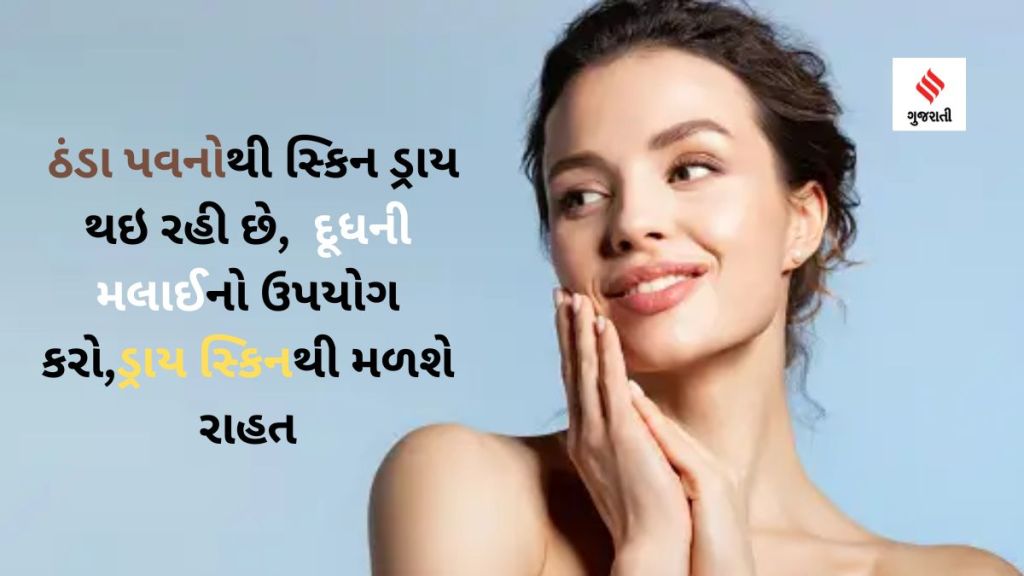 Skincare Tips: બદલાતી ઋતુમાં ઠંડા પવનોથી સ્કિન ડ્રાય થઇ રહી છે, મોંઘી ક્રીમને બદલે દૂધની મલાઈથી ટ્રીટ કરો, ડ્રાય સ્કિનથી મળશે રાહત. Skincare Tips: બદલાતી ઋતુમાં ઠંડા પવનોથી સ્કિન ડ્રાય થઇ રહી છે, મોંઘી ક્રીમને બદલે દૂધની મલાઈથી ટ્રીટ કરો, ડ્રાય સ્કિનથી મળશે રાહત.