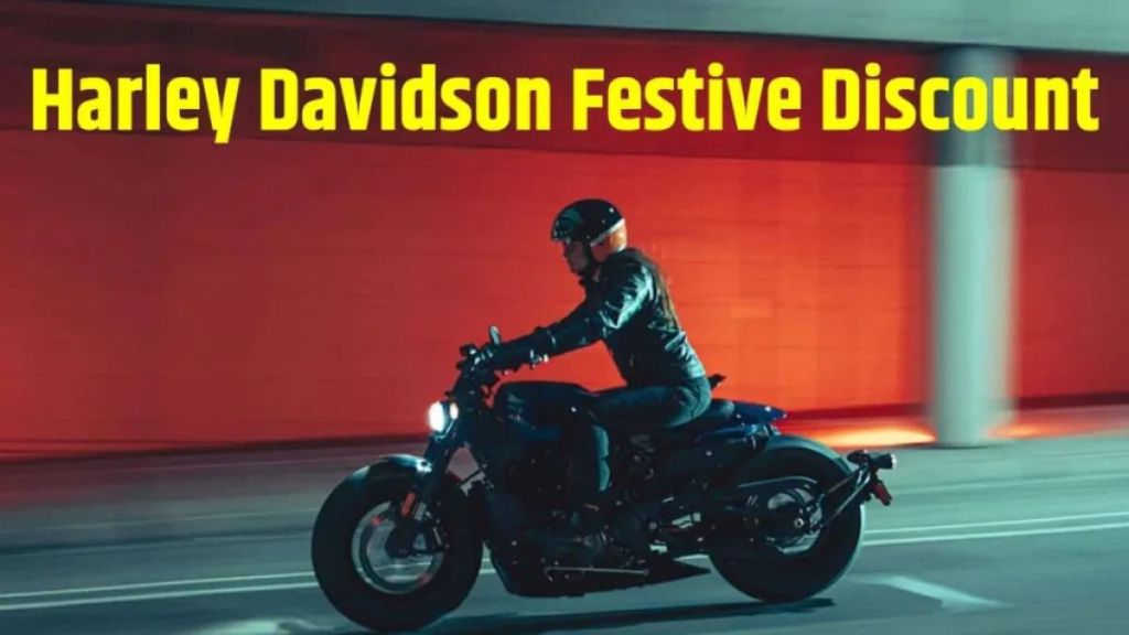 Harley Davidson Festive Discount: હાર્લી ડેવિડસનની આ 3 બાઈક પર 5 લાખ સુધીનું જોરદાર ડિસ્કાઉન્ટ, જાણો ડિસ્કાઉન્ટ ઑફરની સંપૂર્ણ વિગતો Harley Davidson Festive Discount: હાર્લી ડેવિડસનની આ 3 બાઈક પર 5 લાખ સુધીનું જોરદાર ડિસ્કાઉન્ટ, જાણો ડિસ્કાઉન્ટ ઑફરની સંપૂર્ણ વિગતો