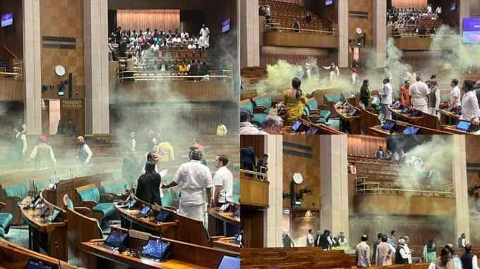 <strong>સંસદની સુરક્ષામાં ચૂક</strong> : બુધવારે સંસદમાં અરાજકતા સર્જાઈ હતી જ્યારે કેટલાક યુવાનોએ સંસદની અંદર અને બહાર ગેસ છોડ્યો હતો. આ કેસમાં ચાર આરોપીઓની અટકાયત કરવામાં આવી છે. પોલીસ તપાસમાં વ્યસ્ત છે.