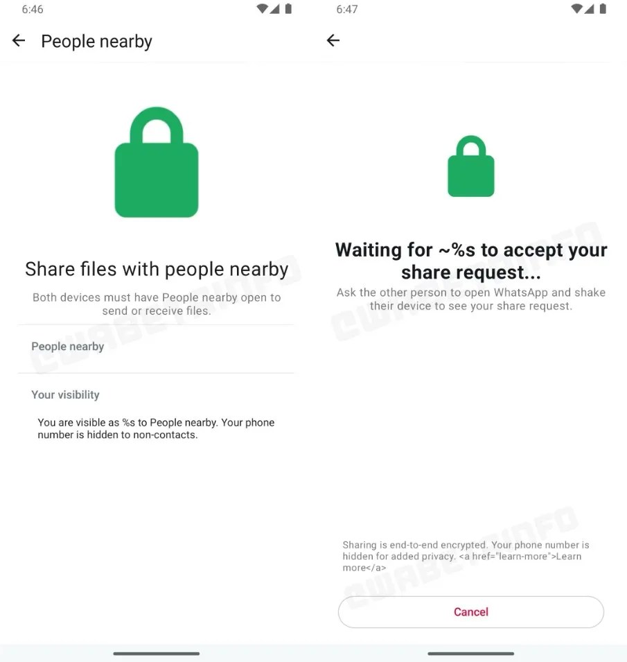 whatsapp file sharing nearby share upcoming features technology updates gujarati news