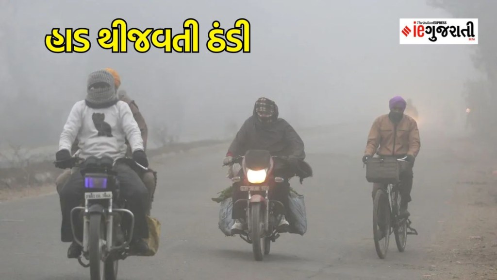 Today Weather updates : કાતિલ શીતલહેરથી ઉત્તર ભારત ધ્રૂજી ઉઠ્યું, ગુજરાતમાં ક્યાં કેટલી ઠંડી નોંધાઈ?