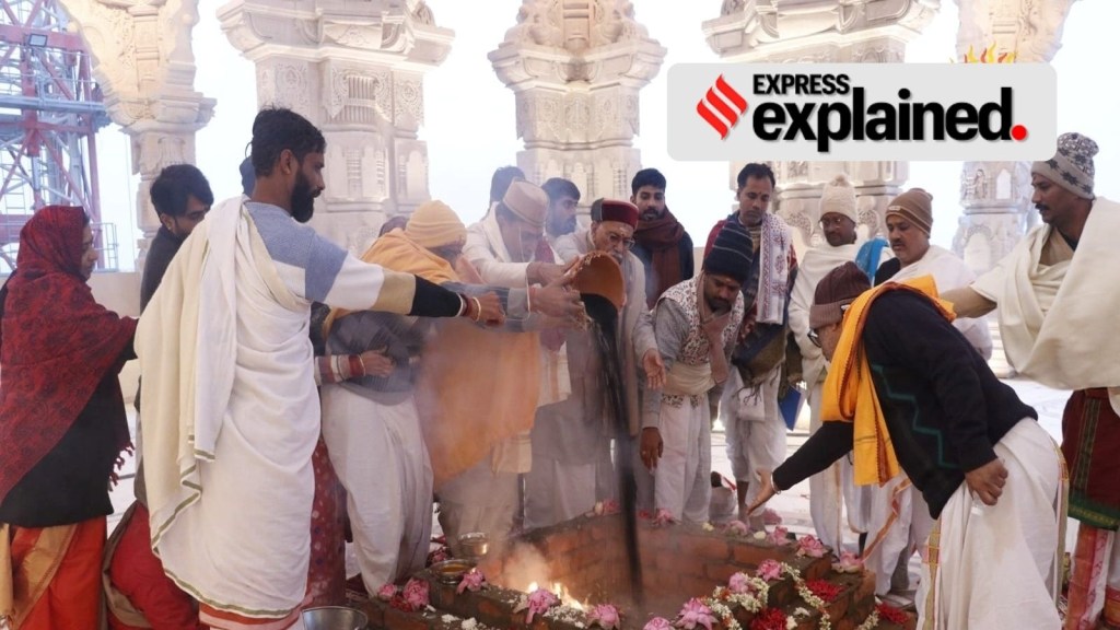 Ayodhya Ram Mandir: અયોધ્યા રામ મંદિરમાં માચીસ કે લાઇટર વગર અગ્નિ પ્રગટાવી, જાણો અરણી મંથન વિધિ શું છે?