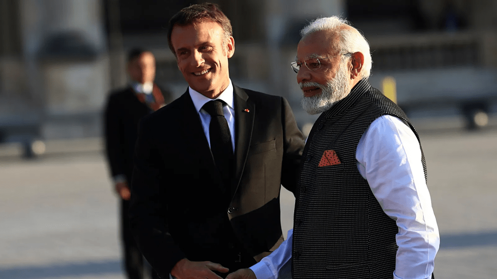 French President Emmanuel Macron and PM Narendra Modi (File Photo)