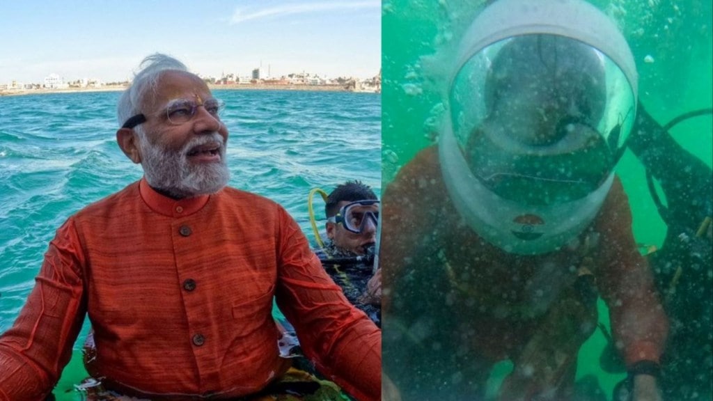 દ્વારકામાં પીએમ મોદીનો અનોખો અંદાજ, સ્કૂબા ડાઇવિંગ કરી સમુદ્રની અંદર કૃષ્ણ નગરીના દર્શન કર્યા