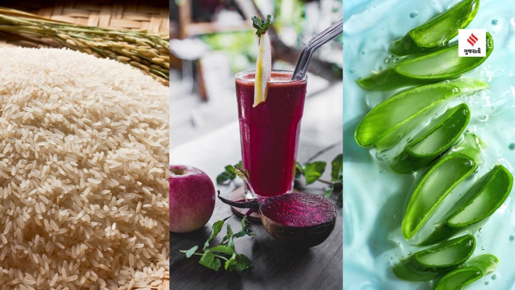 skin care glowing skin rice beetroot powder aloe vera for skin skin care routine beauty tips