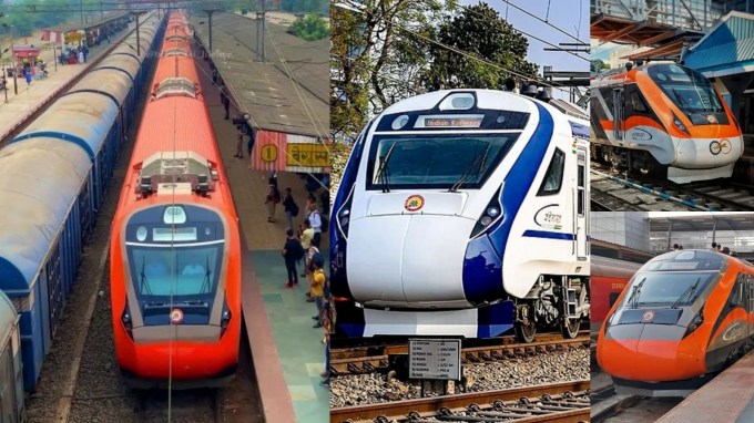 <strong>વંદે ભારત મેટ્રો ટ્રેનની સ્પીડ</strong><br>વંદે ભારત મેટ્રો ટ્રેનનું ટ્રાયલ જુલાઇમાં શરૂ થશે. મીડિયા અહેવાલ અનુસાર વંદે ભારત મેટ્રો ટ્રેનની સ્પીડ મહત્તમ 130 કિમી પ્રતિ કિમી હશે. ટ્રેનમાં 12 કોચ અને ઓટોમેટિક દરવાજા હશે. અલગ અલગ કન્ફિગ્રેશનમાં આ મેટ્રો ટ્રેન આવશે. (Photo - @VandeBharatExp)