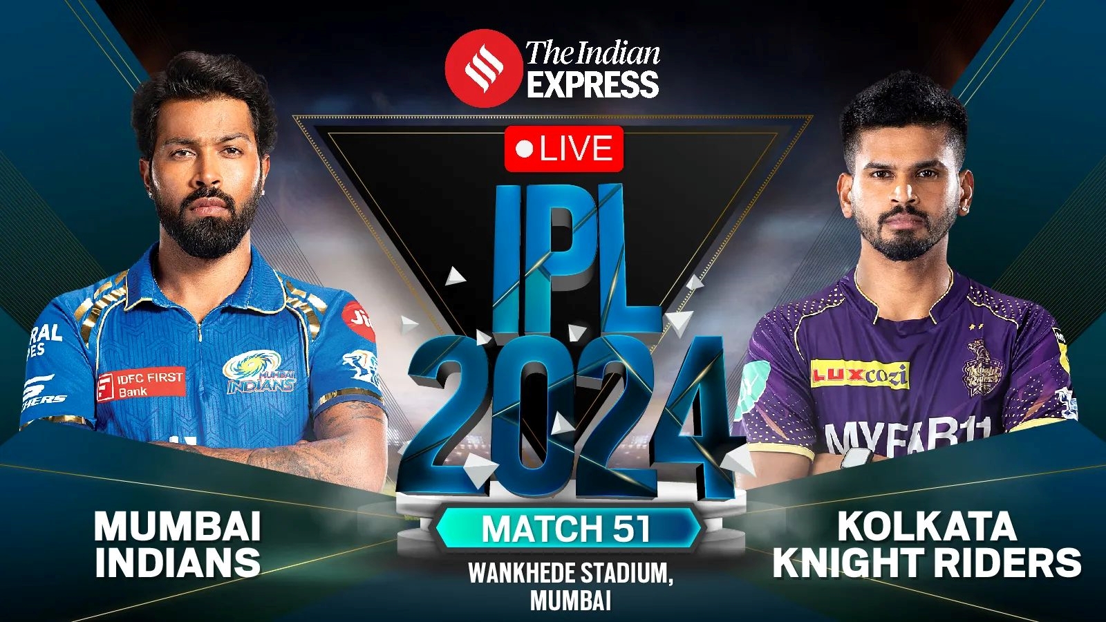 આઈપીએલ લાઈવ સ્કોર, મુંબઈ વિ. કોલકાતા મેચ - Ipl 2024 Mi Vs Kkr Highlights