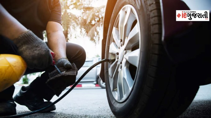 ટાયરમાં હવા તપાસો : યોગ્ય ટાયરનું દબાણ એ સુનિશ્ચિત કરે છે કે કાર કોઈપણ હવામાનમાં સારી રીતે ચાલે છે કારણ કે બહારના તાપમાનના આધારે ટાયર પરનું દબાણ દરરોજ વધે છે અથવા ઘટે છે. ગરમ હવામાન ટાયરના દબાણમાં વધારો થવાનું કારણ બની શકે છે, જે ટાયરમાં વધુ પડતા ફૂલેલા અને ટાયર બ્લોઆઉટ તરફ દોરી શકે છે. (photo - freepik)