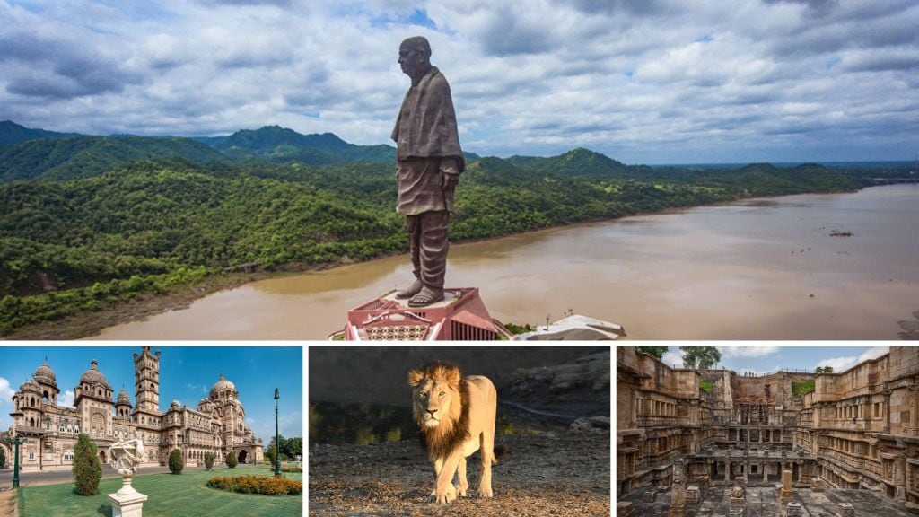 top 10 tourist places in Gujarat | statue of unity | gir national park | sabarmati ashram | somnath temple | kutch rann utsav