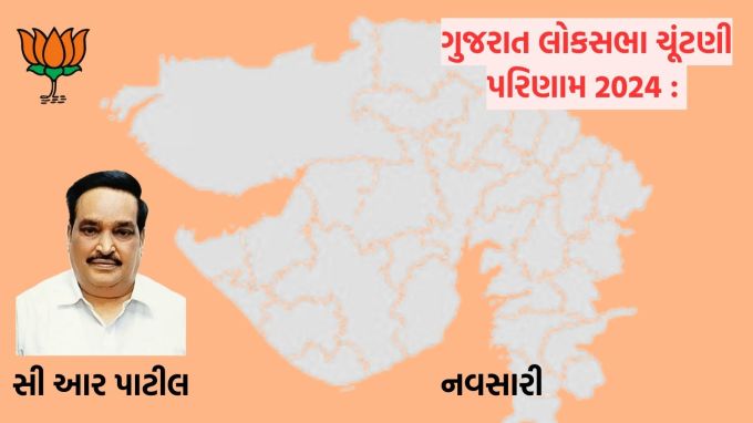<strong>નવસારી </strong>: ગુજરાતના નવસારીમાં ભાજપ નેતા સીઆર પાટીલ સતત ત્રીજી વખત રેકોર્ડ બ્રેક મતની સરસાઇ સાથે ચૂંટાઇ આવ્યા છે. લોકસભા ચૂંટણી 2024માં સીઆર પાટીલને 1031065 મત અને કોંગ્રેસ ઉમેદવાર નૈષધ દેસાઇને 257514 મત મળ્યા છે.