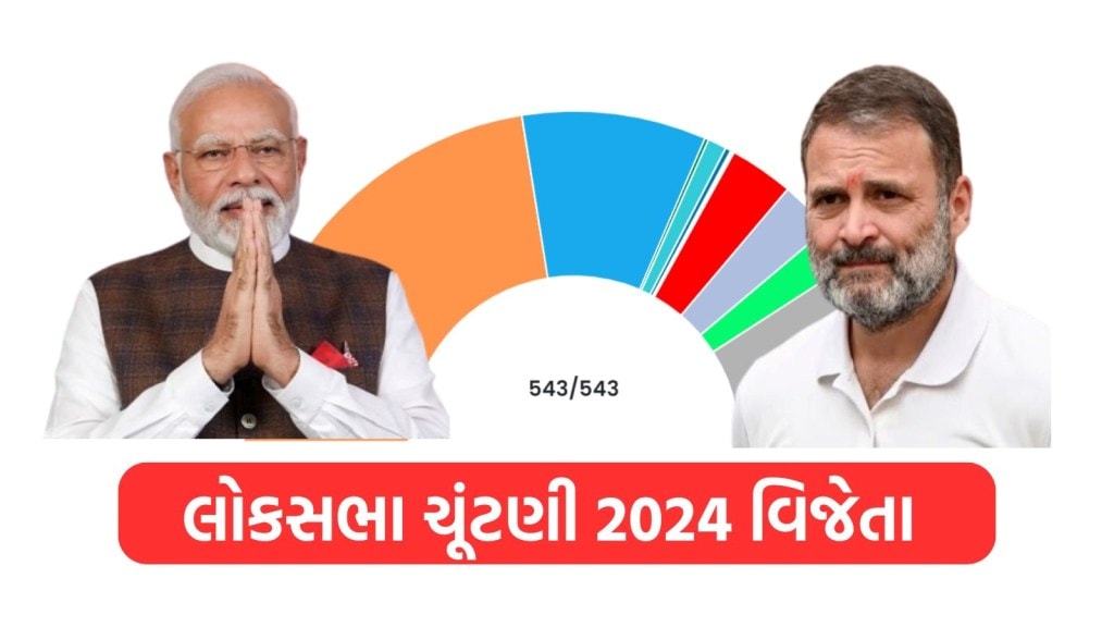 લોકસભા ચૂંટણી પરિણામ 2024 વિજેતા ઉમેદવાર અને રનર્સ અપ સંપૂર્ણ યાદી, જાણો કોની થઇ જીત કોણ હાર્યું