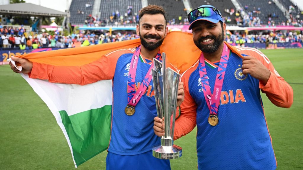 Rohit Sharma Retirement: વિરાટ કોહલી બાદ રોહિત શર્મા એ પણ T20I ને કહ્યું, અલવિદા, આનાથી વધુ સારો સમય કોઈ નથી Rohit Sharma Retirement: વિરાટ કોહલી બાદ રોહિત શર્મા એ પણ T20I ને કહ્યું, અલવિદા, આનાથી વધુ સારો સમય કોઈ નથી