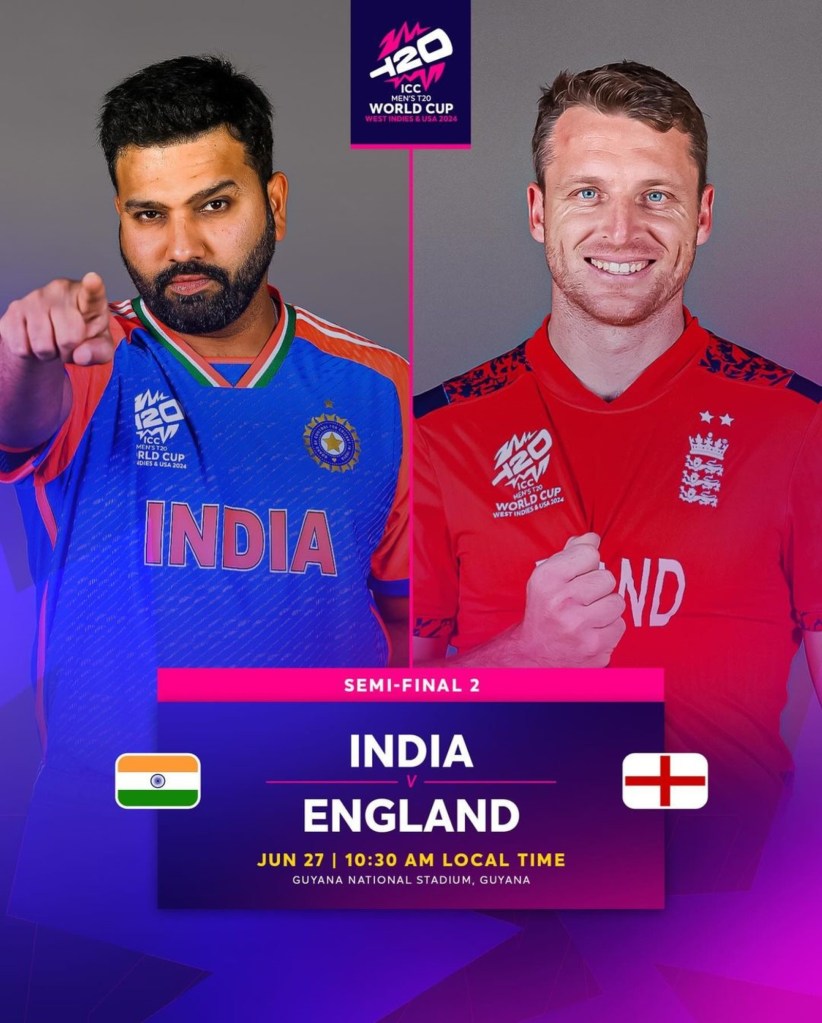 IND vs ENG Semi Final T20 World Cup 2024 | ભારત વિ ઈંગ્લેન્ડ સેમી ફાઇનલ ટી20 વર્લ્ડ કપ 2024