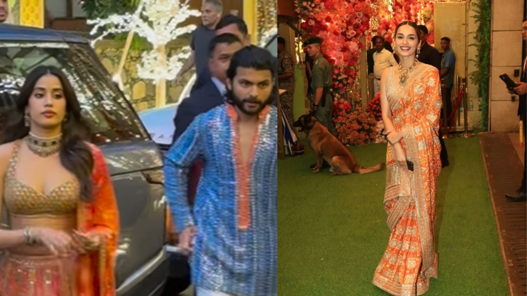 ANant Radhika Wedding janhvi kapoor Manushi Chhillar