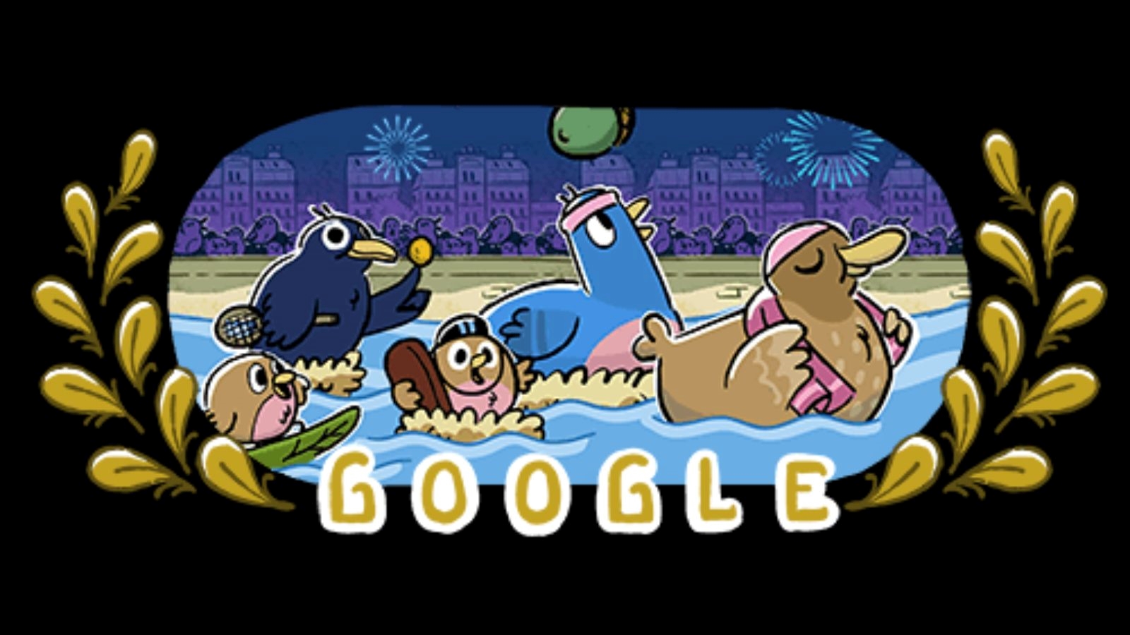 Paris Olympics 2024 Googl Doodle પેરિસ ઓલિમ્પિક 2024 ખેલ મહાકુંભ આજથી