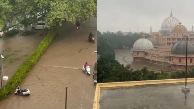 લવાસામાં ખડકો પડતાં 3 લોકો ફસાયા - લવાસામાં એક બંગલામાં ત્રણ લોકો ફસાયા છે. જિલ્લા અધિકારીઓએ ખડક પડવાથી બંગલાને નુકસાનની જાણ કરી છે અને બચાવ કામગીરી ચાલી રહી છે. તો ખેડથી ભીમાશંકર જવાનો રસ્તો કાદવના કારણે બંધ છે. ભારે વરસાદને કારણે 3 દીવાલો ધરાશાયી થઈ, ભવાની પેઠ, કોરેગાંવ પાર્ક અને વડગાંવ બુદ્રુકમાંથી દિવાલ ધરાશાયી થવાની કુલ ત્રણ ઘટનાઓ નોંધાઈ છે.