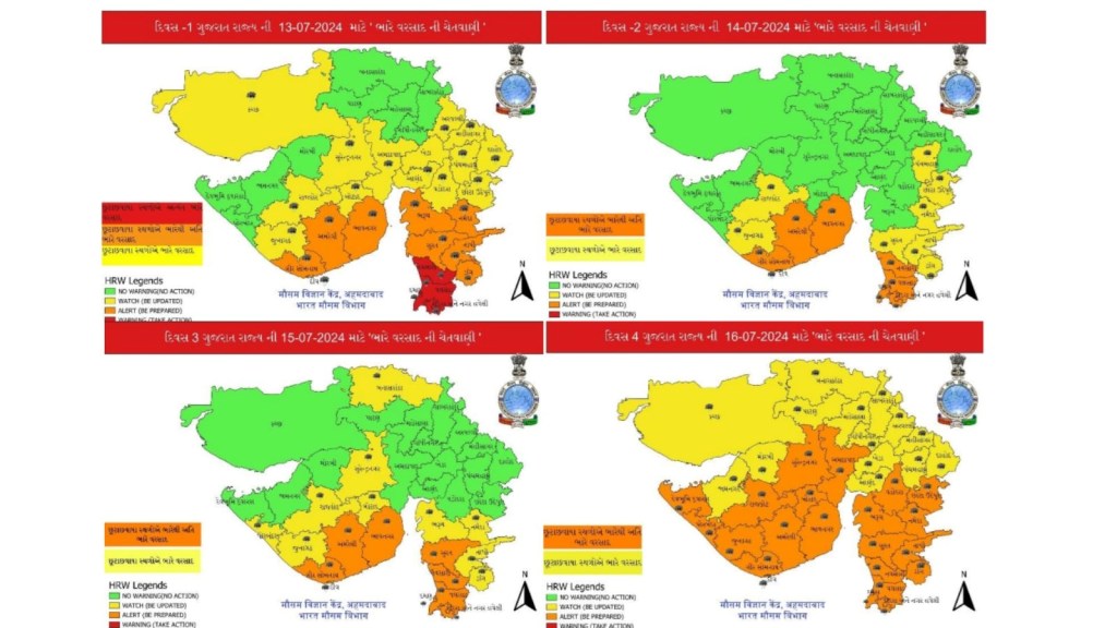 Rain forecast - for Saturday, Sunday, Monday and Tuesday
