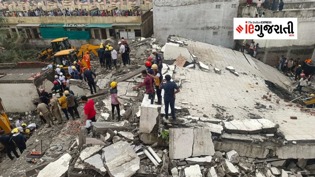 Surat Building Collapsed : ગુજરાતના સુરતમાં 6 માળની ઇમારત ધરાશાયી, એકનું મોત, અન્ય કેટલાક ફસાયાની આશંકા