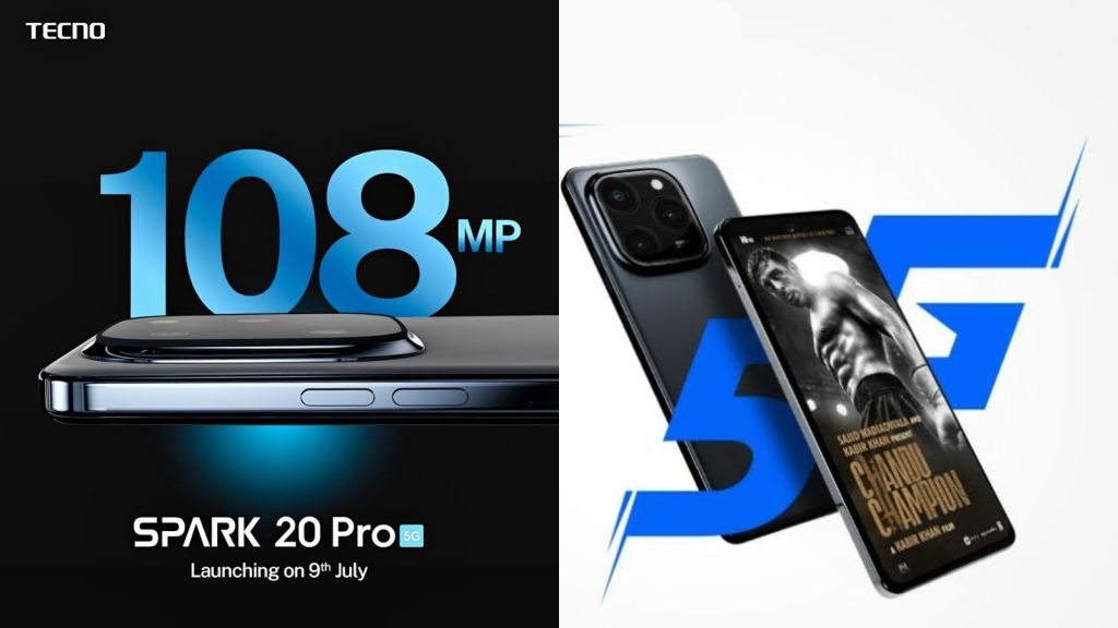 Tecno Spark 20 Pro 5G: 108 MP કેમેરા સાથે ટેક્નો સ્પાર્ક 20 પ્રો 5G ભારતમાં લોન્ચ, 2000નું કેશબેક, જાણો કિંમત અને ફીચર્સ Tecno Spark 20 Pro 5G: 108 MP કેમેરા સાથે ટેક્નો સ્પાર્ક 20 પ્રો 5G ભારતમાં લોન્ચ, 2000નું કેશબેક, જાણો કિંમત અને ફીચર્સ