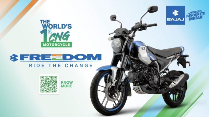 <strong>બજાજ ફ્રીડમ 125 સીએનજી બાઈક ફીચર્સ</strong><br>બજાજ ઓટોએ સીએનજી બાઈકમાં લિંક્ડ મોનોશોક આપ્યું છે, જે વધારે સ્ટેબિલિટી આપે છે. રાઈડિંગ ડાયનેમિક્સ સુધારે છે અને વધારે પર્ફોર્મન્સનો વાયદો કરે છે. ઉપરાંત કંપનીએ સેફ્ટીનું પણ ધ્યાન રાખ્યું છે. સીએનજી બાઈકની ચારે બાજુ પ્રોટેક્ટિવ કેજ આપ્યા છે. અન્ય ફીચર્સની વાત કરીયે તો તેમાં 780 એમએમ લાંબી સીટ આપી છે, આથી આ બાઈક પર બે વ્યક્તિ આરામથી સવારી કરી શકે છે. સીએનજી ટેન્કનું વજન 16 કિલો છે અને 2 કિમી સીએનજી ભરાવ્યા બાદ વજન 18 કિમી થાય છે. બજાજ ફ્રીડમ 125 બાઈકનું કુલ વજન 147 કિલો છે, જે CT125Xના મતે લગભગ 16 કિગ્રા વધારે છે. (Photo: Social Media)
