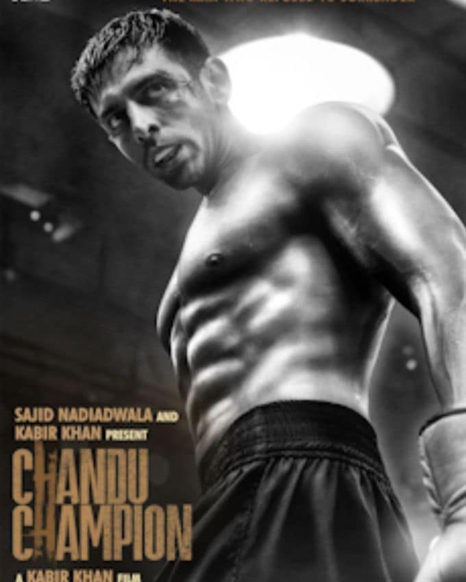 ચંદુ ચેમ્પિયન (એમેઝોન પ્રાઈમ) :  ચંદુ ચેમ્પિયન ફિલ્મ 9 ઓગસ્ટ, 2024 ના રોજ એમેઝોન પ્રાઇમ વિડિયો પર તેની ઓટીટી ડેબ્યૂ કરશે. ચંદુ ચેમ્પિયન મહારાષ્ટ્રના સાંગલી નજીકના એક નાનકડા ગામનો એક યુવાન છોકરો મુરલીકાંત પેટકરની અદ્ભુત સત્ય ઘટનાથી પ્રેરિત છે.