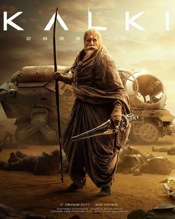 કલ્કી 2898 એડીમાં સાક્ષાત્કાર પછીની દુનિયા જ્યાં એક સમયે કાશીનું દૈવી શહેર ઉજ્જડ ભૂમિમાં ફેરવાઈ ગયું છે. પ્રતિભાશાળી કલાકારો જેમાં ભૈરવ તરીકે પ્રભાસ, સુમતિ તરીકે દીપિકા પાદુકોણ અને અમર યોદ્ધા અશ્વત્થામા તરીકે અમિતાભ બચ્ચનનો સમાવેશ થાય છે, આ ફિલ્મ વિજ્ઞાન અને ભારતીય પૌરાણિક કથાઓ પર આધારિત છે.