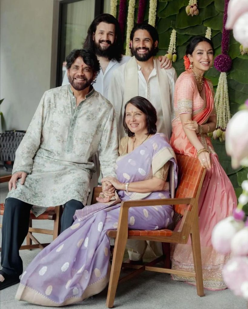 Naga Chaitanya With Family