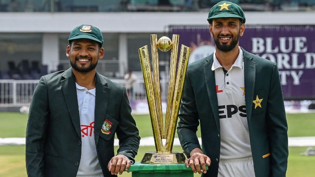 PAK vs BAN: પાકિસ્તાન વિ બાંગ્લાદેશ પ્રથમ ટેસ્ટ સ્કોર, દિવસના અંતે પાકિસ્તાનના 4 વિકેટે 158 રન PAK vs BAN: પાકિસ્તાન વિ બાંગ્લાદેશ પ્રથમ ટેસ્ટ સ્કોર, દિવસના અંતે પાકિસ્તાનના 4 વિકેટે 158 રન