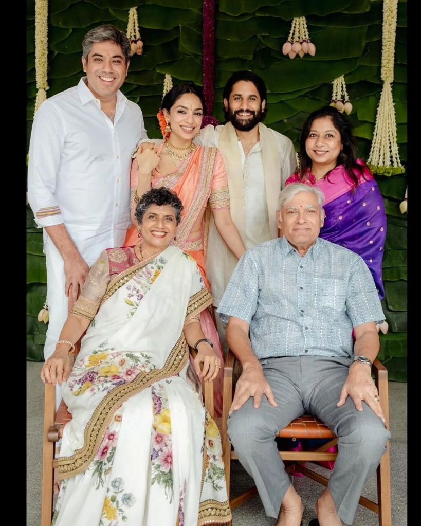 Sobhita Dhulipala With Family