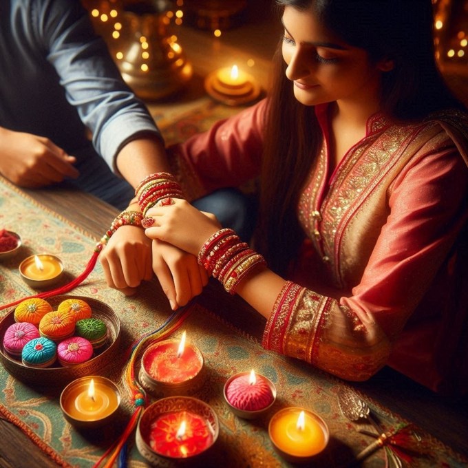 <strong>તૂટેલી રાખડી</strong><br>બહેને ભાઈને ક્યારેય તૂટેલી અને ભગ્ન રાખડી ન બાંધવી જોઈએ, કારણ કે તે શુભ નથી હોતી. તેથી રાખડી ખરીદતી વખતે તે તુટેલી કે ભાંગેલી નથી તે ધ્યાનથી જુઓ. <br>(Photo Source: Bing AI Image Creator)