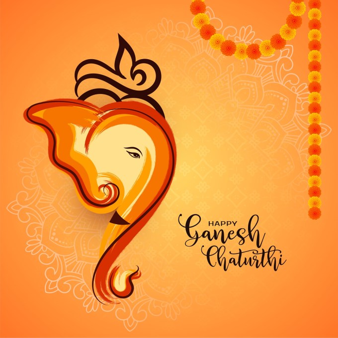 વિઘ્ન વિનાશક, લંબોદર, ધૂમ્રકેતુ, ગણાધ્યક્ષ, એકદંત, ગજાનન<br>જે કોઈ ગણપતિ બાપ્પાનું સ્મરણ કરે છે તેના થઇ જાય છે બધા કામ<br>ગણેશ ઉત્સવની હાર્દિક શુભકામના<br>Happy Ganesh Chaturthi<br>(Photo: Freepik)