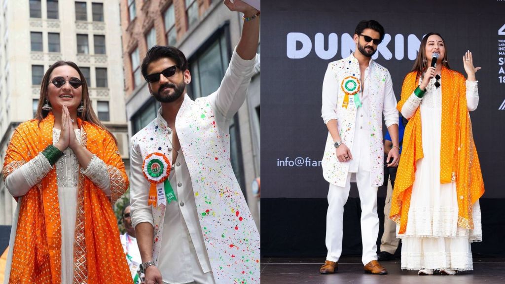Sonakshi Sinha : સોનાક્ષી સિંહા-ઝહીર ઈકબાલ ન્યૂયોર્કમાં ઈન્ડિયા ડે પરેડમાં જોડાયા, પંકજ ત્રિપાઠી પણ હાજર, જુઓ ફોટા