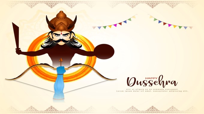 <strong>Happy Dussehra</strong><br>જેવી રીતે રામે જીતી લીધી હતી લંકા<br>એવી જ રીતે તમે પણ જીતી લો આખી દુનિયા<br>આ દશેરા પર મળી જાય તમને દુનિયાભરની બધી ખુશીઓ<br><strong>વિજ્યાદશમી શુભકામનાઓ</strong><br>(Photo: Freepik)