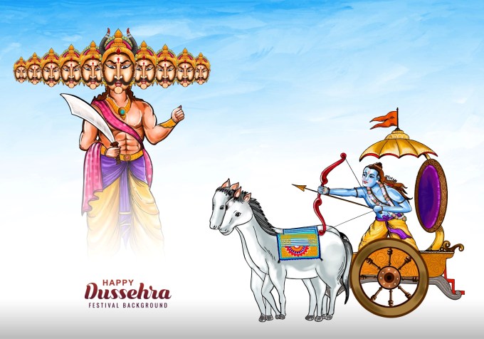 <strong>Happy Dussehra</strong><br>દશેરા એટલે દશ હરા, અર્થાંત્ 10 અવગુણો નો નાશ કરવો. આ 10 અવગણો એટલે અહંકાર, અમાનવતા, અન્યાય, કામ વાસના, ક્રોધ, લોભ, મદ, ઈર્ષા, મોહ અને સ્વાર્થ. આ દસ અવગુણો પર વિજય પ્રાપ્ત કરવો.<br><strong>વિજયાદશમીની શુભકામના</strong><br>(Photo: Freepik)