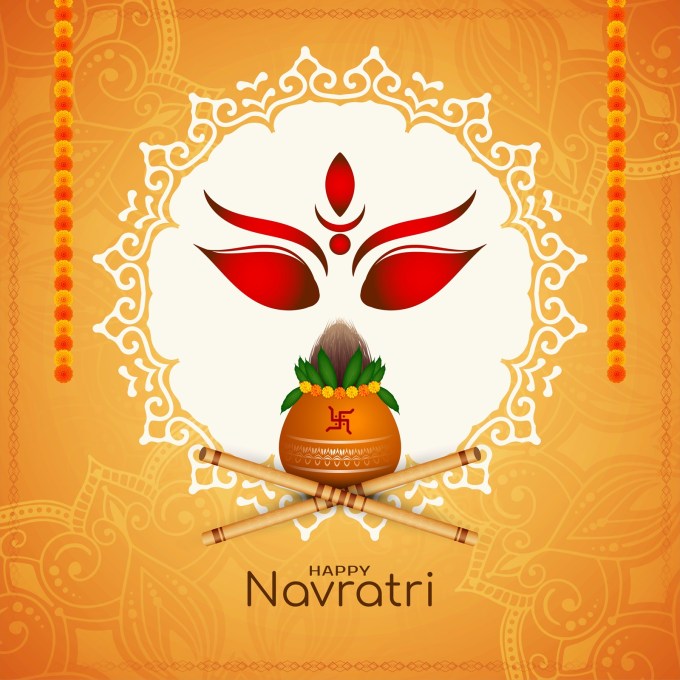<strong>નવરાત્રી 2024 તારીખ</strong><br>નવરાત્રી હિન્દુ ધર્મ વિશેષ મહત્વ ધરાવે છે. આ વખતે શારદીય નવરાત્રી 3 ઓક્ટોબર 2024થી શરૂ થાય છે. નવરાત્રીમાં નવ દિવસ દરમિયાન માતાજીના વિવિધ 9 સ્વરૂપ એટલે કે નવ દુર્ગાની પૂજા કરવામાં આવે છે. નવ દુર્ગા માતાજીના સ્વરૂપ અને વસ્ત્રના રંગ અલગ અલગ હોય છે. પૂજા આરાધના દરમિયાન વસ્ત્રના રંગનું પણ ખાસ મહત્વ છે. નવરાત્રીના નવ દિવસ દરમિયાન અમુક ખાસ રંગના વસ્ત્ર પહેરા શુભ હોય છે. તો ચાલ જાણીયે નવરાત્રીના નવ નોરતાં દરમિયાન ક્યા દિવસે ક્યા રંગના વસ્ત્ર પહેરવા શુભ માનવામાં આવે છે. (Photo: Freepik)